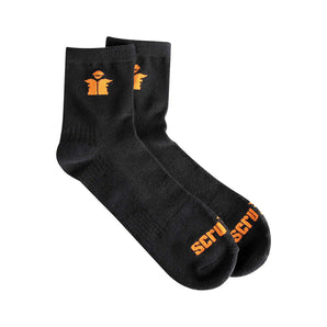 Scruffs Worker Lite Socks Black 3 Pack