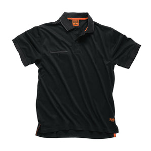 Scruffs Worker Polo Black