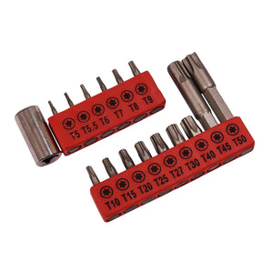 16 Piece Torx Bit Set